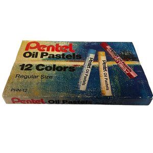 Pentel Oil Pastel 12 New Colors 3 1/4"‎ x 5 1/8"
